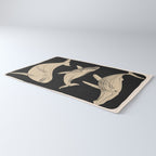 Modern Minimalist Abstract Whales 3 Rug Gallery Image 3