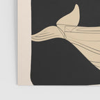 Modern Minimalist Abstract Whales 3 Poster Gallery Image 3