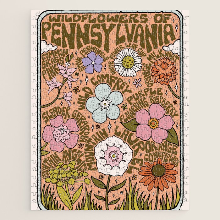 Pennsylvania Wildflowers Jigsaw Puzzle Gallery Image 1