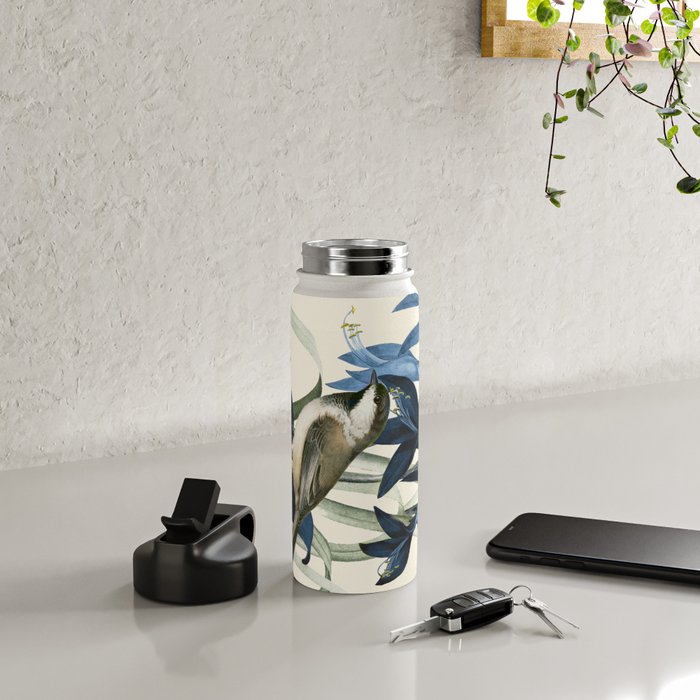 Little Bird and Flowers II Water Bottle Gallery Image 4