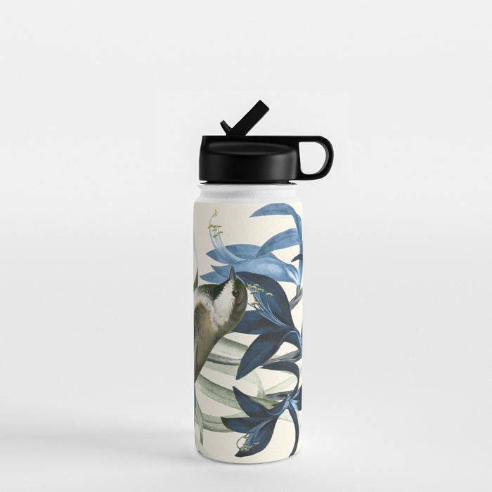 Little Bird and Flowers II Water Bottle Gallery Image 1