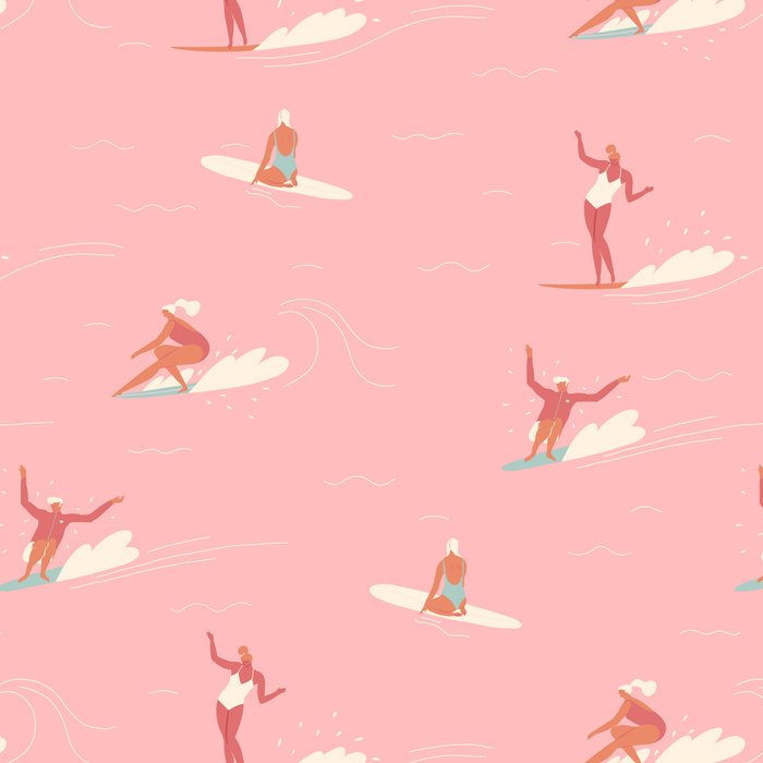 Waikiki beach in pink Coffee Mug Gallery Image 2