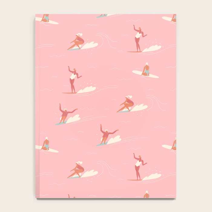 Waikiki beach in pink Notebook Gallery Image 4