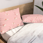 Waikiki beach in pink Pillow Sham Gallery Image 2