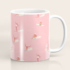 Waikiki beach in pink Coffee Mug Gallery Image 1