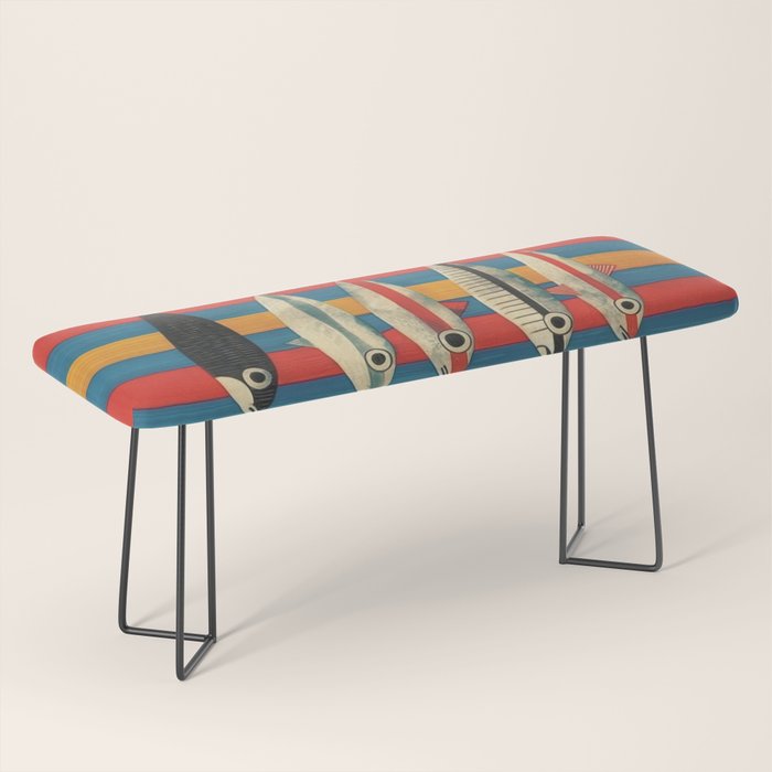 Stripes of the Sea Bench Gallery Image 1