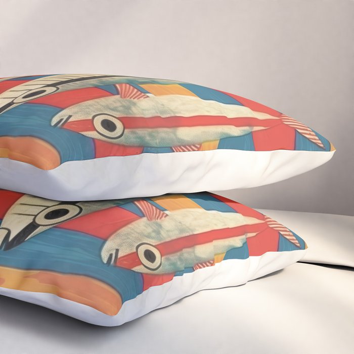 Stripes of the Sea Pillow Sham Gallery Image 3