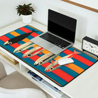 Stripes of the Sea Desk Mat Gallery Image 2