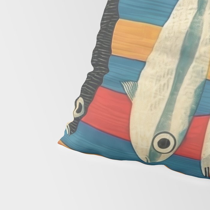 Stripes of the Sea Pillow Sham Gallery Image 4