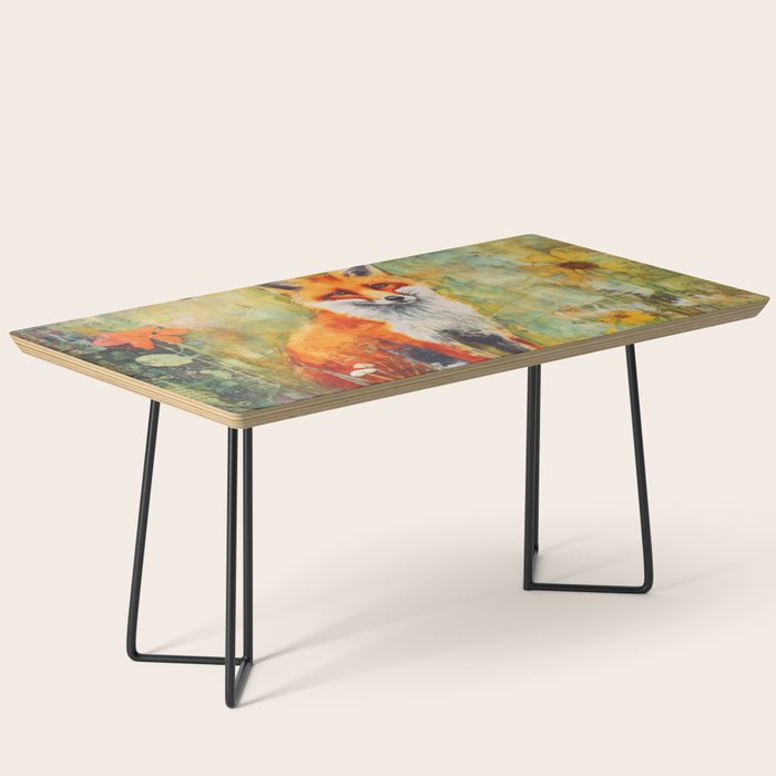 Colorful Wild Fox Indian Summer Woodland Flora And Wildlife Coffee Table Gallery Image 1