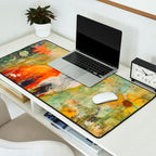 Colorful Wild Fox Indian Summer Woodland Flora And Wildlife Desk Mat Gallery Image 2