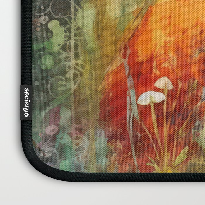Colorful Wild Fox Indian Summer Woodland Flora And Wildlife Laptop Sleeve Gallery Image 3
