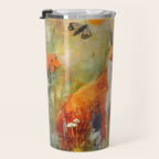 Colorful Wild Fox Indian Summer Woodland Flora And Wildlife Travel Mug Gallery Image 3