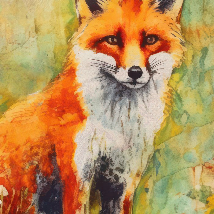Colorful Wild Fox Indian Summer Woodland Flora And Wildlife Coffee Mug Gallery Image 2