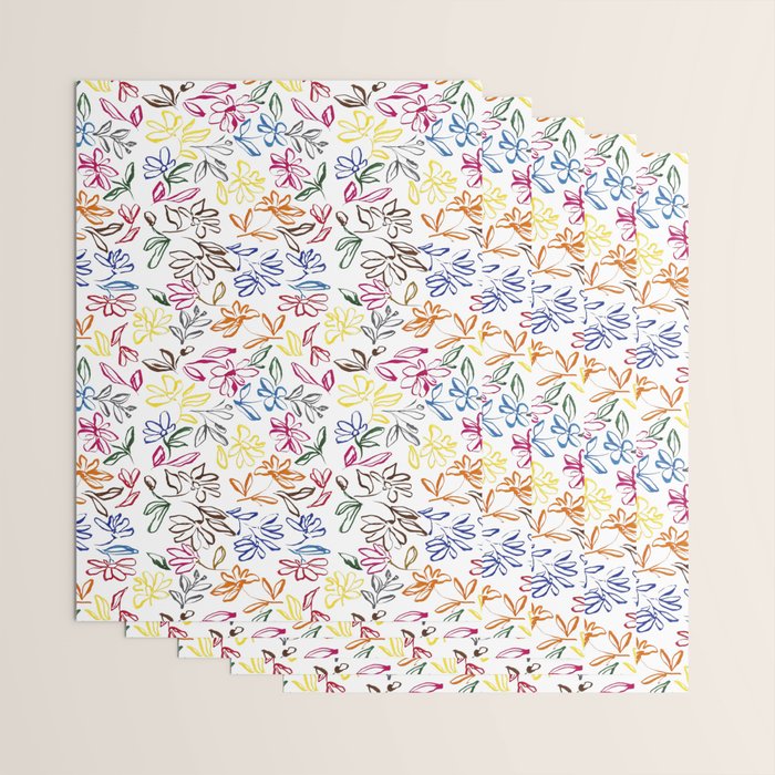 Picasso Dancing Flowers Wrapping Paper Gallery Image 3