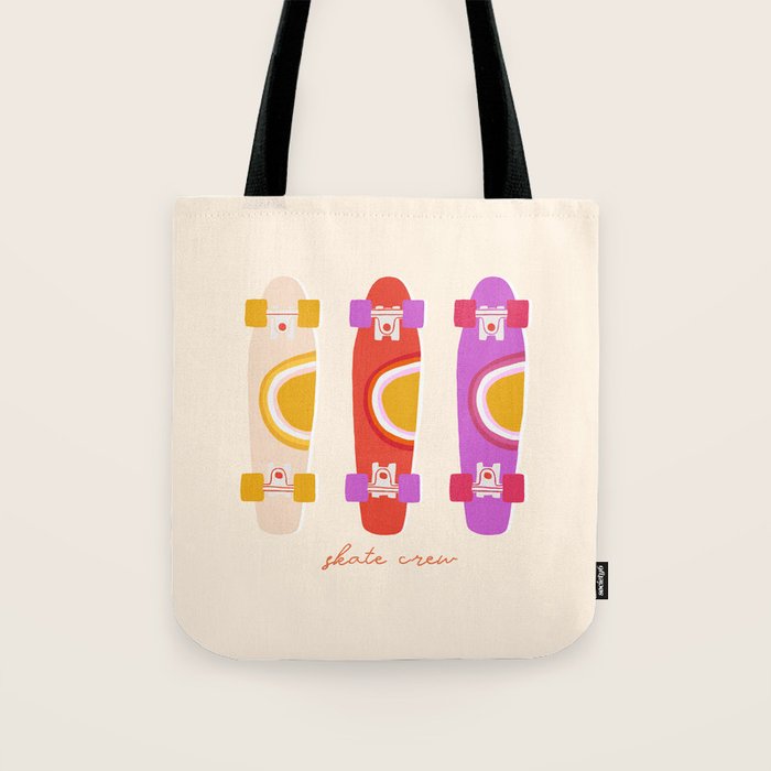 70's skate crew Tote Bag Gallery Image 1
