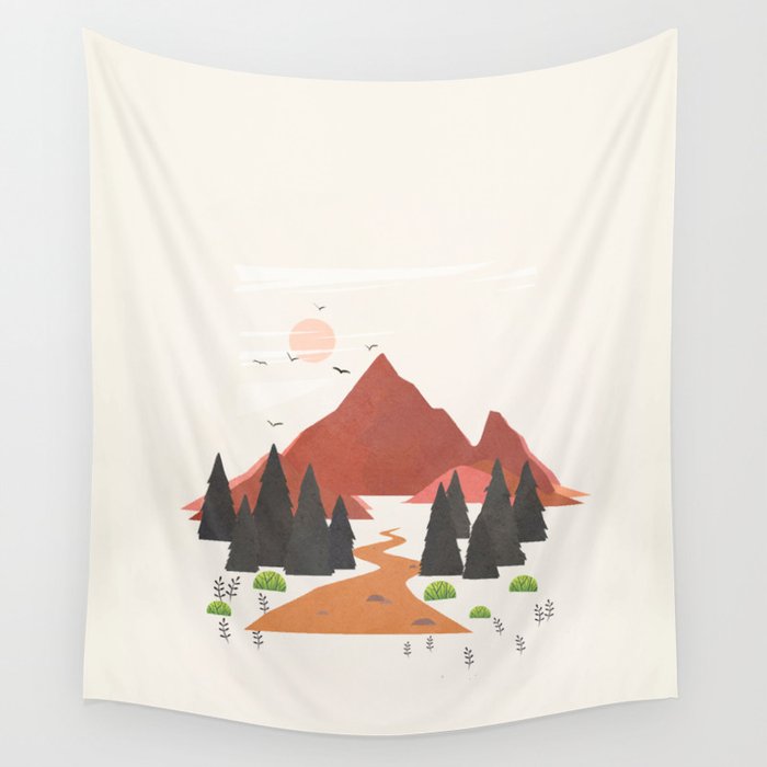 Finding the Path 03 Wall Tapestry Gallery Image 4