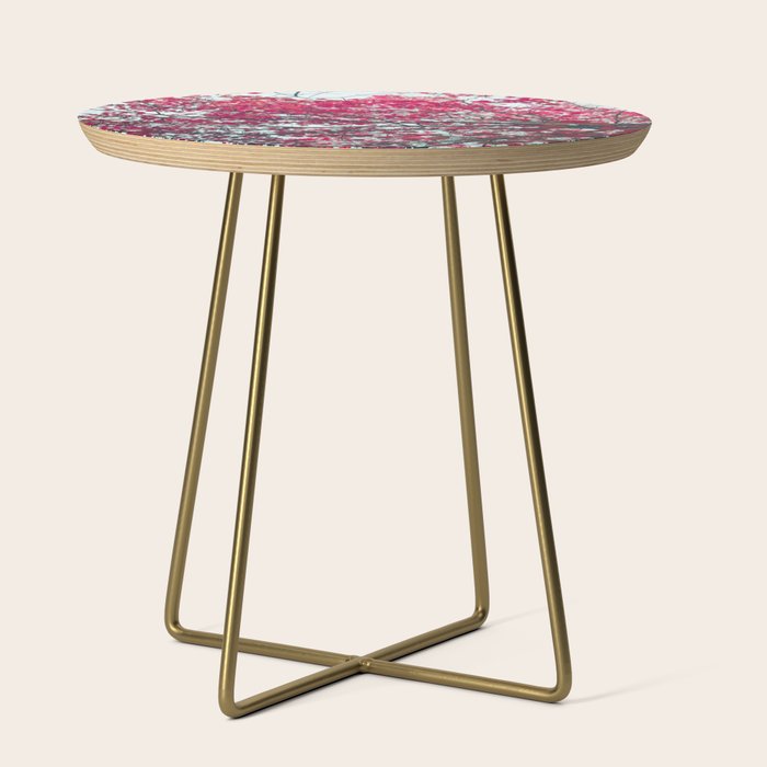 Red Leaves - Autumn Art Side Table Gallery Image 1