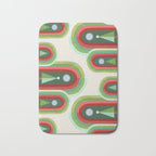 Rainbow Christmas Arches Bath Mat Gallery Image 1