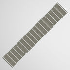Modern Boho Serenity Stripes Muted Grey  Table Runner Gallery Image 3