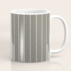Modern Boho Serenity Stripes Muted Grey  Coffee Mug Gallery Image 1