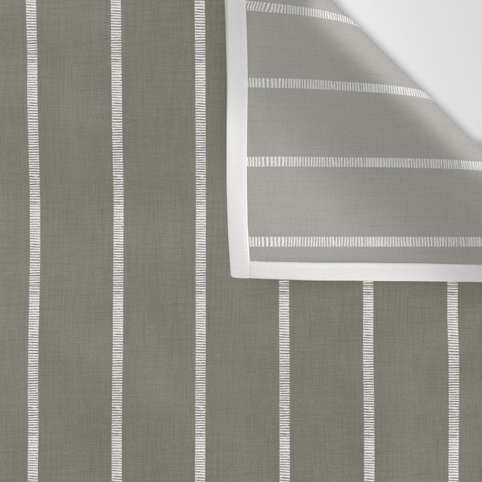 Modern Boho Serenity Stripes Muted Grey  Wall Tapestry Gallery Image 3