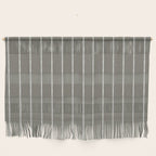 Modern Boho Serenity Stripes Muted Grey  Wall Hanging Gallery Image 1