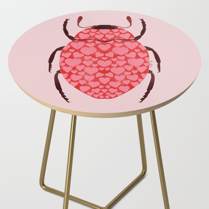 Hearts beetle Side Table Gallery Image 2