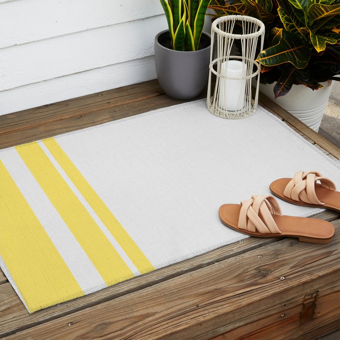 Sunshine linen Outdoor Rug Gallery Image 2