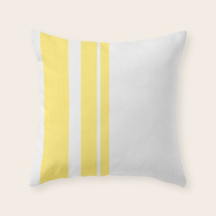 Sunshine linen Throw Pillow Gallery Image 6