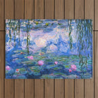 Water Lilies Monet Outdoor Rug Gallery Image 1