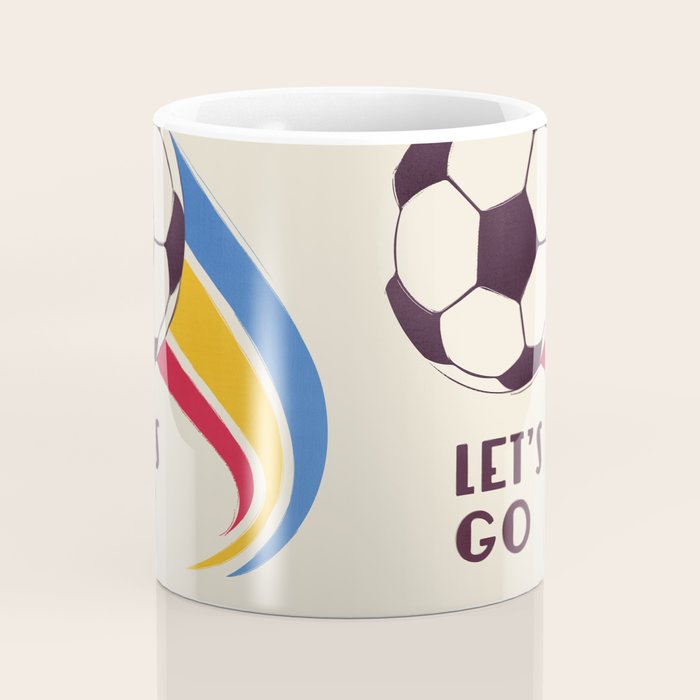 Let's Go - Soccer Illustration Coffee Mug Gallery Image 4