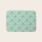 Sea Urchins - Aqua Blue Bath Mat Gallery Image 1