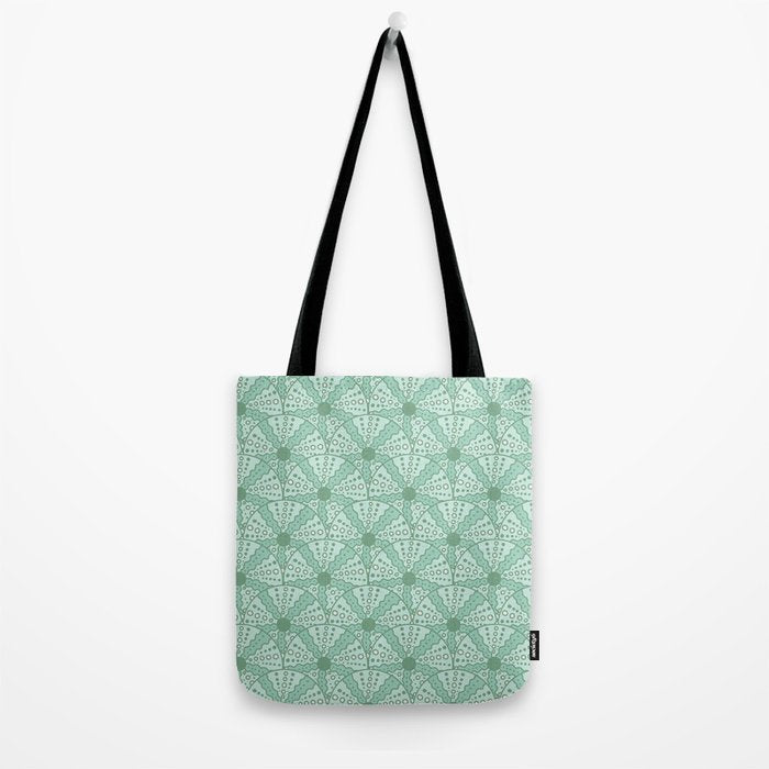Sea Urchins - Aqua Blue Tote Bag Gallery Image 2