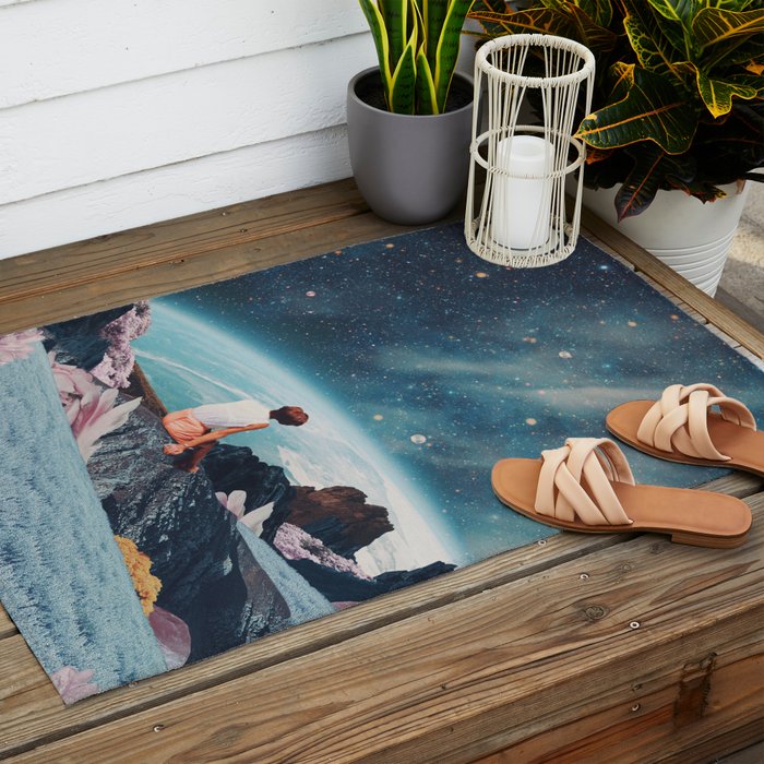 I can't See This Universe without You Outdoor Rug Gallery Image 2
