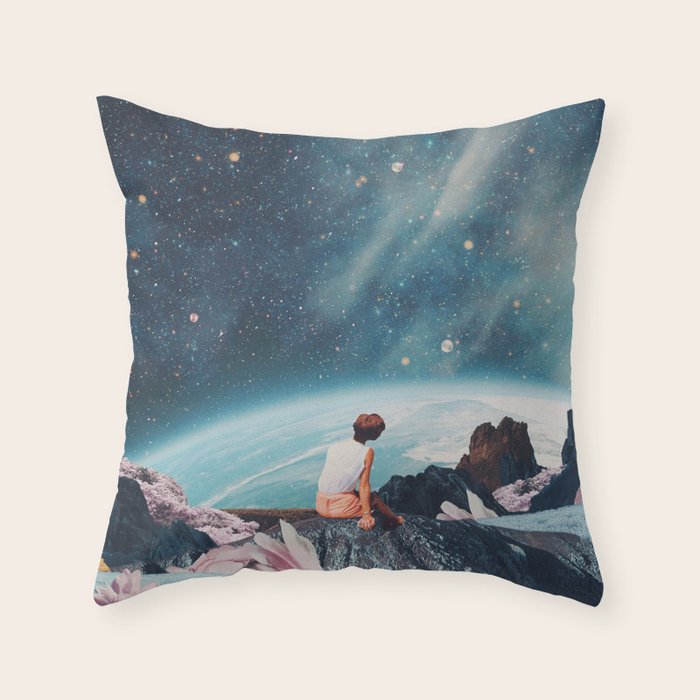 I can't See This Universe without You Throw Pillow Gallery Image 6
