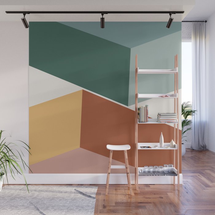 Geometric Abstraction XV Wall Mural Gallery Image 1