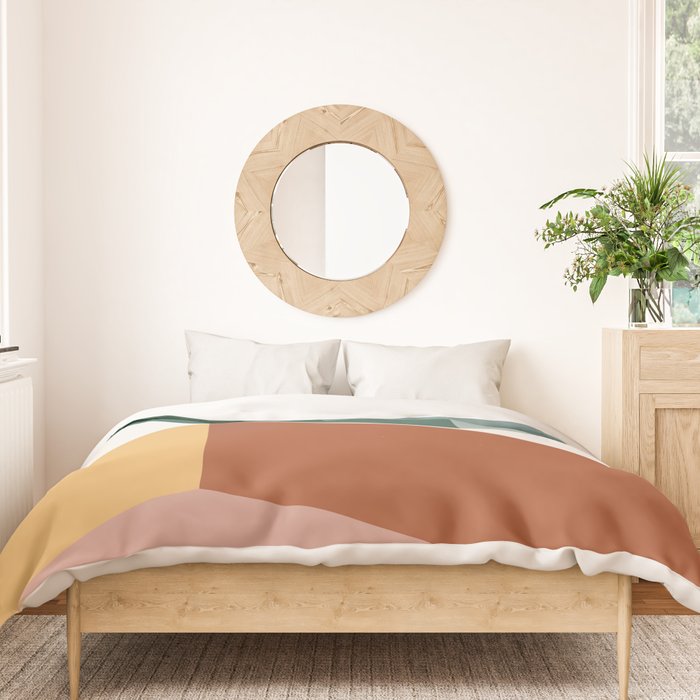 Geometric Abstraction XV Duvet Cover Gallery Image 3