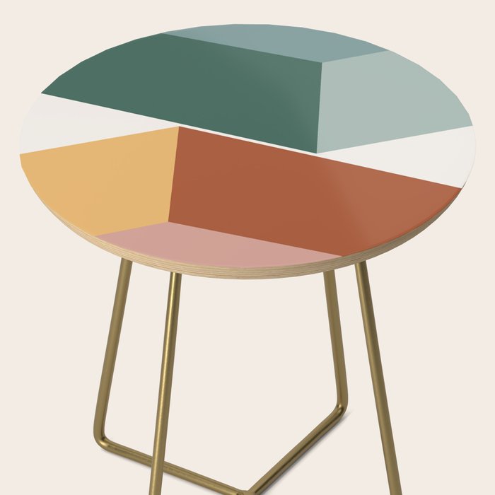 Geometric Abstraction XV Side Table Gallery Image 2