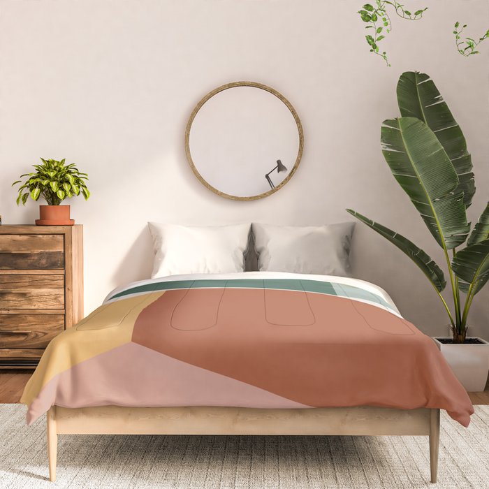 Geometric Abstraction XV Comforter Gallery Image 3