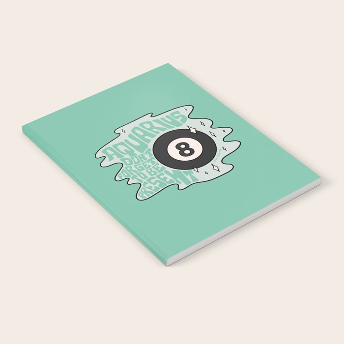 Aquarius Magic 8 Ball Notebook Gallery Image 1