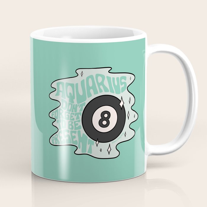 Aquarius Magic 8 Ball Coffee Mug Gallery Image 1