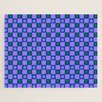 Alien Daisy Checkerboard Jigsaw Puzzle Gallery Image 1