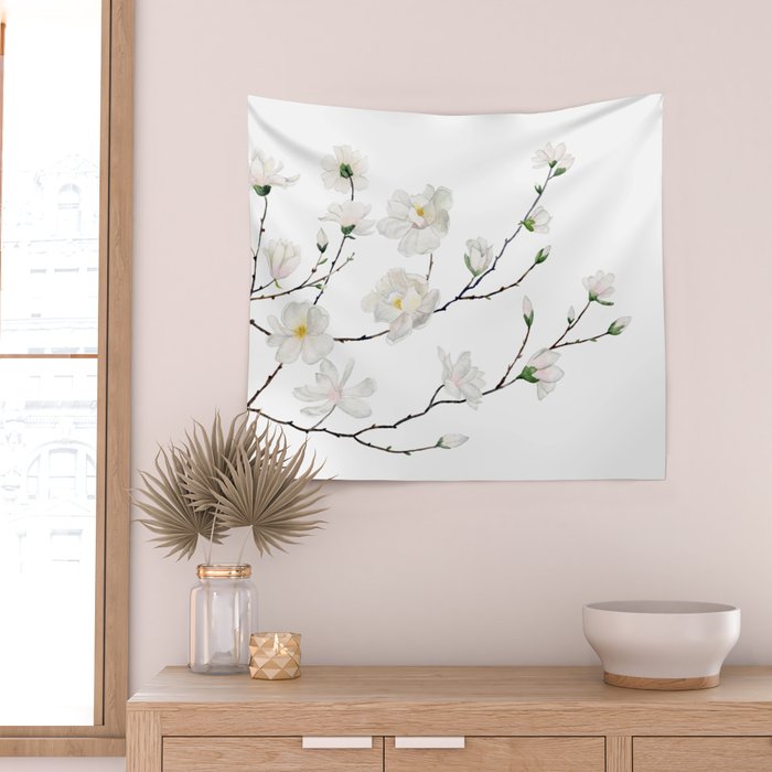 Magnolias  Wall Tapestry Gallery Image 2