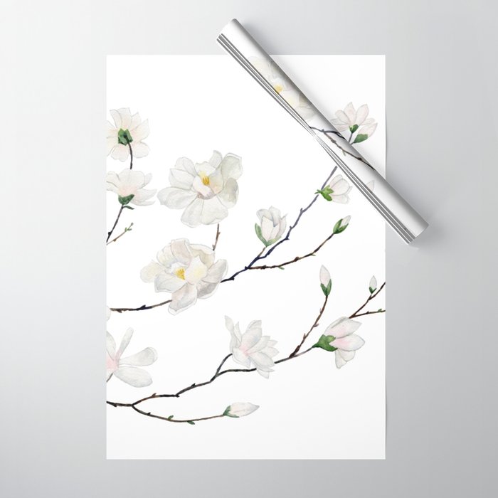 Magnolias  Wrapping Paper Gallery Image 1