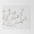 Magnolias  Throw Blanket Gallery Image 2