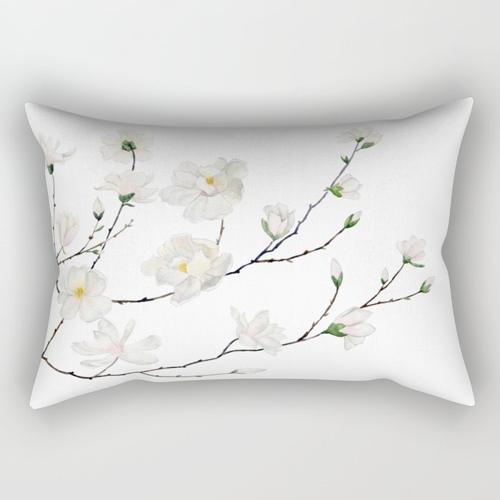 Magnolias  Rectangular Pillow Gallery Image 2