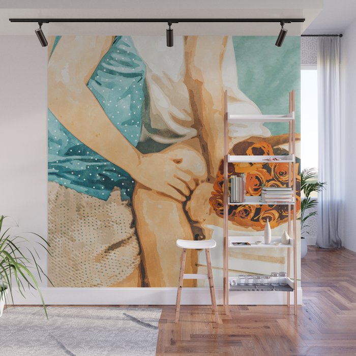 Romance #painting #love Wall Mural Gallery Image 1