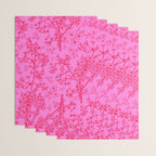 Hot Pink Y2K Grasmere Garden Vintage Modern Floral Botanical Pattern  Wrapping Paper Gallery Image 3