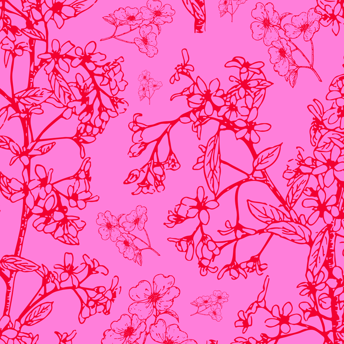 Hot Pink Y2K Grasmere Garden Vintage Modern Floral Botanical Pattern  Coffee Mug Gallery Image 2